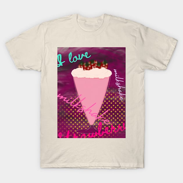 I love milkshake T-Shirt by Prince